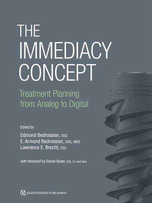 cover image of The Immediacy Concept
